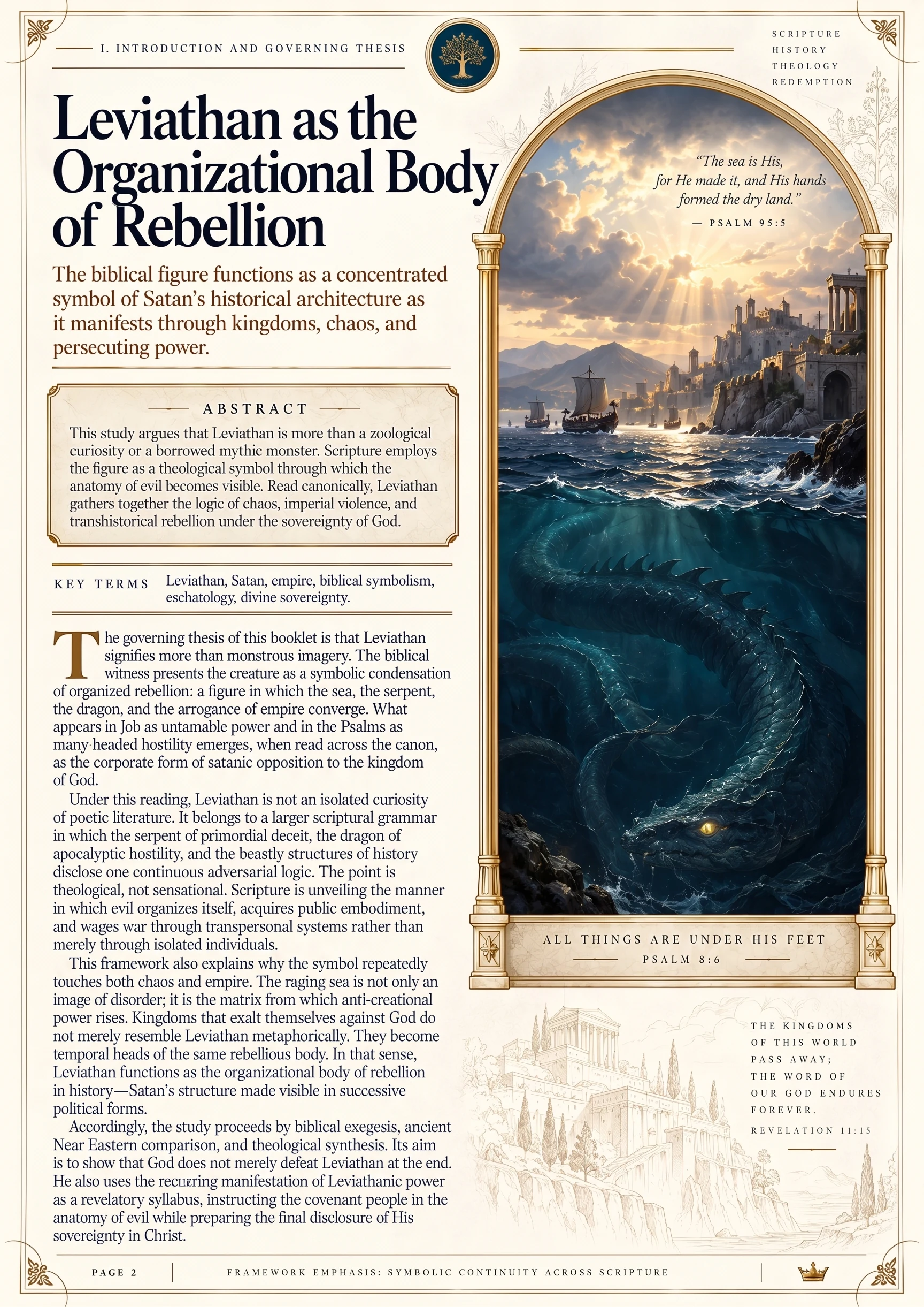 Leviathan as the Organizational Body of Rebellion: the study’s introduction and governing thesis.