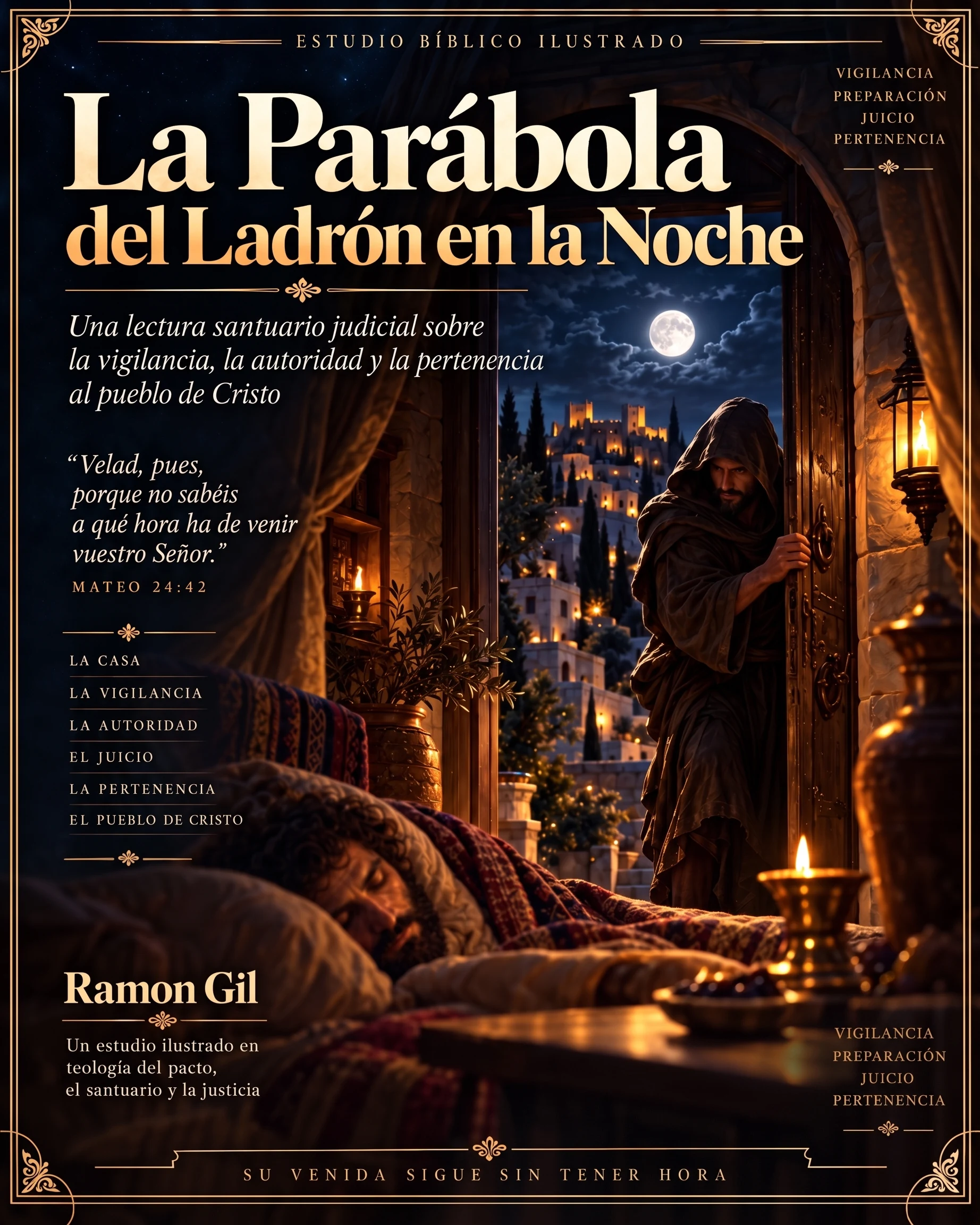Portada de La Parábola del Ladrón en la Noche: una llegada inesperada a una casa.